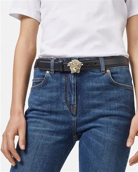 versace la medusa|Versace la medusa leather belt.